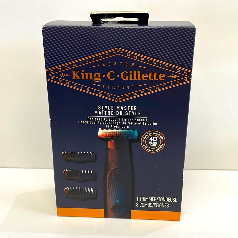 King C Gillette Style Master Trimmer BNIB ❌FIRM❌